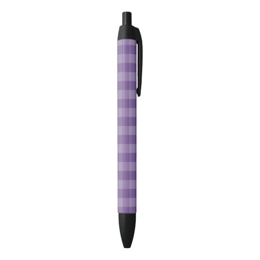 Stylo Noir Arrière - plan checkered violet (Bas (Vertical))