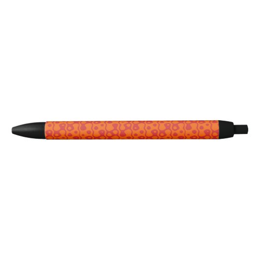 Stylo Noir arrière - plan marron deux tons (Devant)