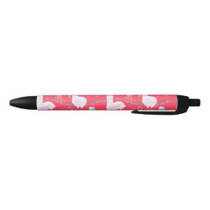 Stylo Noir Arrière - plan mignon de rouge d'illustration du