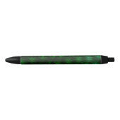 Stylo Noir Arrière - plan vert abstrait (Devant)