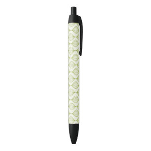 Stylo Noir Arrière - plan vertical vert de motif d'ogee