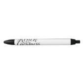 Stylo Noir Atteindre pour la calligraphie de grandeur (Devant)