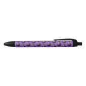 Stylo Noir Aubergine drôle pourpre de bande dessinée (Haut)