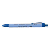 Stylo Noir Auteur Promotional Blue (Haut)