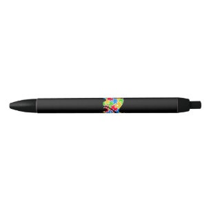 Stylo Noir Autiste Maman bébé Elephant World Autism Puzzle