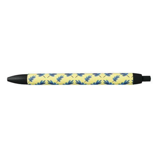 Stylo Noir Automne bleu (Devant)