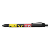 Stylo Noir Aviateur - AV8R - (Haut)