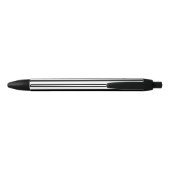Stylo Noir Avocat moderne de rayures d'échelle d'or de (Dos)
