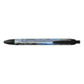 Stylo Noir Azure et Iridescence (Dos)