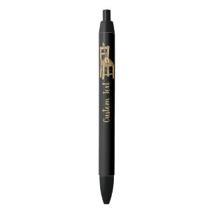 Stylo Noir Baglama sur la chaise