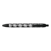 Stylo Noir Baiser de Neon Blanc (Dos)