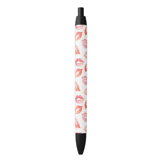 Stylo Noir Baisers d'aquarelle (devant Vertical)