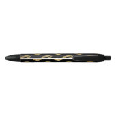 Stylo Noir Baisers dorés (Dos)