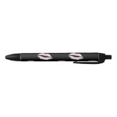 Stylo Noir Baisers Rose Argenté (Bas)