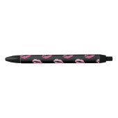 Stylo Noir Baisers Roses (Devant)