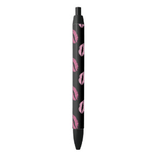 Stylo Noir Baisers Roses