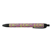 Stylo Noir Balances violettes et vertes (Bas)