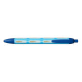 Stylo Noir baleines souriantes (Dos)