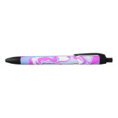 Stylo Noir Balisage rose et bleu (Haut)