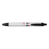 Stylo Noir Balise cadeau (Dos)