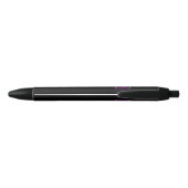Stylo Noir Ballet de trio de silhouette (Dos)