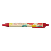 Stylo Noir Balloons de fête aquarelle personnalisés (Bas)