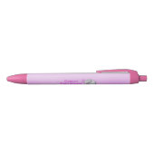 Stylo Noir Balloons doux Douche bébé rose éléphant (Haut)