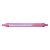 Stylo Noir Balloons doux Douche bébé rose éléphant (Dos)
