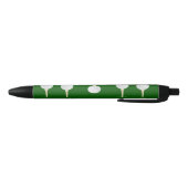 Stylo Noir Bals de golf en motif vert (Bas)