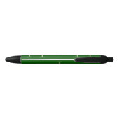 Stylo Noir Bals de golf en motif vert (Dos)