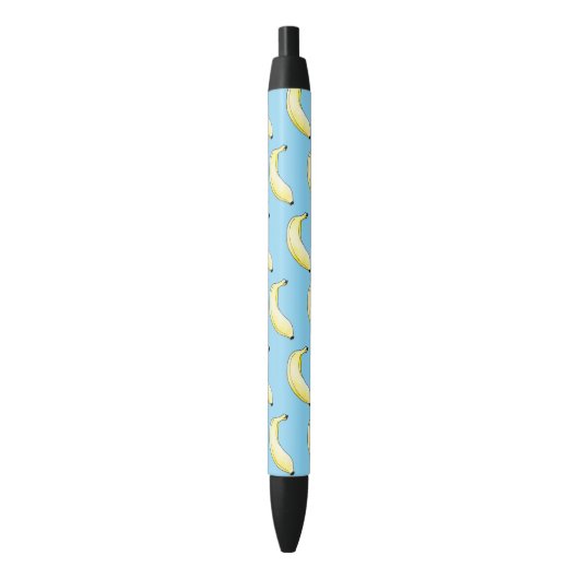 Stylo Noir banane jaune fruit (devant Vertical)