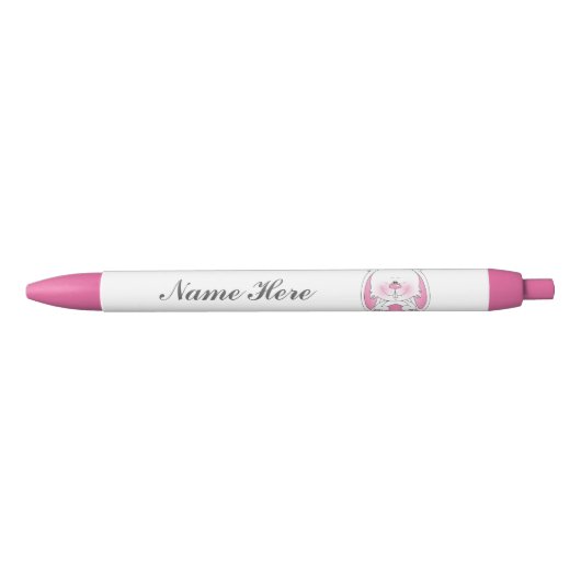 Stylo Noir Bande dessinée de lapin (Devant)