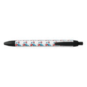 Stylo Noir bande dessinée mignonne d'avion (Dos)