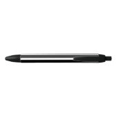 Stylo Noir Bande noire et blanche moderne (Dos)