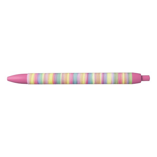 Stylo Noir Bandes aquarelles (Devant)