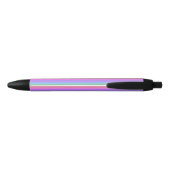 Stylo Noir Bandes arc-en-ciel pastel (Dos)