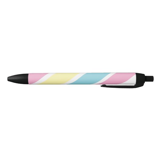 Stylo Noir Bandes de couleurs cool (Bas)