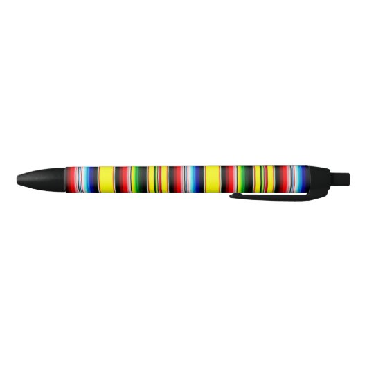 Stylo Noir Bandes de serape lumineuses (Bas)
