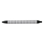 Stylo Noir Bandes grises (Devant)