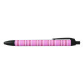 Stylo Noir Bandes roses (Haut)
