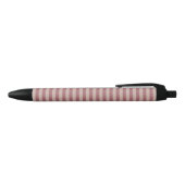 Stylo Noir Bandes roses (Haut)