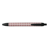 Stylo Noir Bandes roses (Dos)