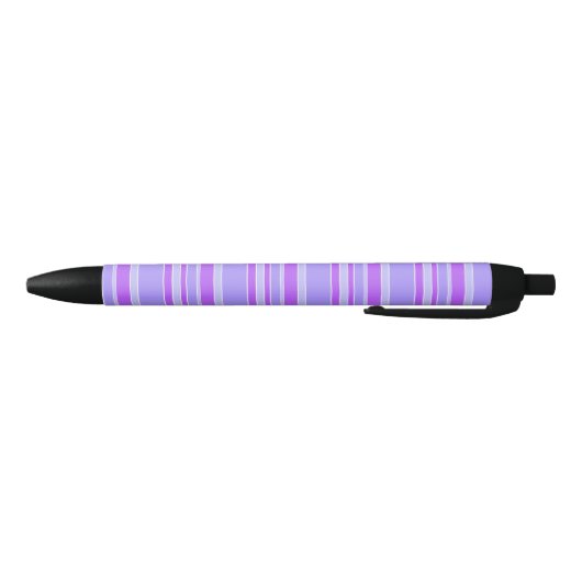 Stylo Noir Bandes violettes (Bas)