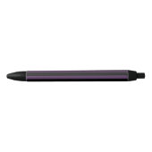 Stylo Noir Bandes violettes foncées et noires (Devant)