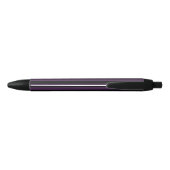 Stylo Noir Bandes violettes foncées et noires (Dos)