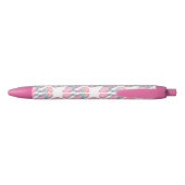 Stylo Noir Bascules roses d'été (Dos)