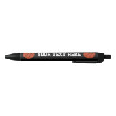 Stylo Noir Basketball Custom Team Name / Text Coach's Pens 🏀 (Bas)