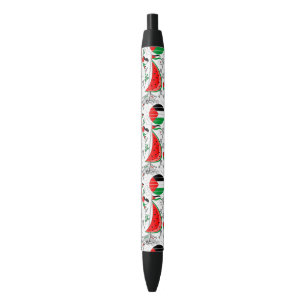 Stylo Noir Bateaux de la Flottille de la Liberté Mondiale à G