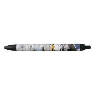 Stylo Noir Bâtons de crosse à aquarelle