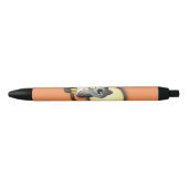 Stylo Noir Battes de Halloween (Devant)